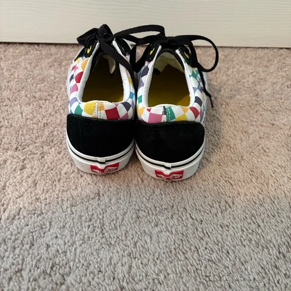 Vans Old Skool Rainbow Checkerboard Sneakers - Picture 3 of 8
